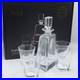 JoyJolt Glassware Luna Whiskey Crystal Decanter And Glass Set of 6