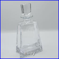JoyJolt Glassware Luna Whiskey Crystal Decanter And Glass Set of 6