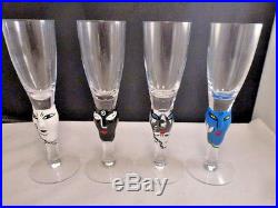 Kosta Boda Open Minds Shot Glass SET OF 4 OR GREAT FOR CORDIALS