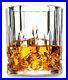 LANFULA Old Fashioned Whiskey Glass 10 Oz Scotch Rock Glassware Barware Set of 4
