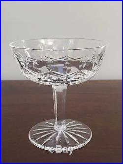 LISMORE Waterford Crystal Champagne/Tall Sherbet Set of 5