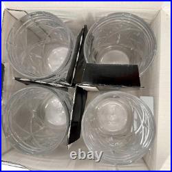 Lauren Ralph Lauren Brogan Wine Glasses Set of 4 Clear New Crystal 15.8oz NIB