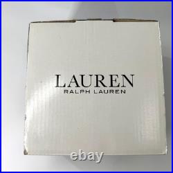 Lauren Ralph Lauren Brogan Wine Glasses Set of 4 Clear New Crystal 15.8oz NIB
