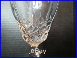 Lead Crystal Waffle Design Set of 12 Water Goblets