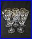 Lenox Crystal Mansfield (Gold Trim) Wine Glasses 5 7/8 Set of 8 Excellent