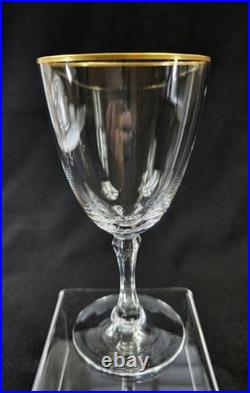 Lenox Crystal Mansfield (Gold Trim) Wine Glasses 5 7/8 Set of 8 Excellent