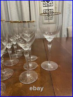 Lenox Gold Rimmed Glassware Mixed Set (18 Piece)