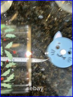 Lenox Holiday Double On Rocks Holly Berry Christmas Old Fashioned Glass Set of 8