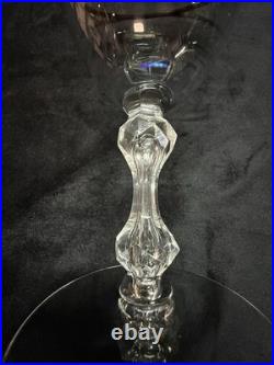 Lenox Kingsley Tiffin-Franciscan Platinum Etched Crystal 8-Pc Set Goblets Coupes