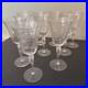 Libbey Rock Sharpe Vintage Crystal Wine Glasses Set of 10 7.75 Tall