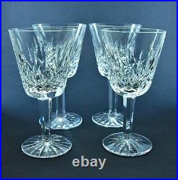 Lismore Waterford Wine Glass 4 Ounce Set of 4 Beautiful Wine Glasses