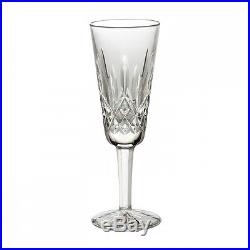 Lismore by Waterford set of 8 Crystal Champagne Flutes
