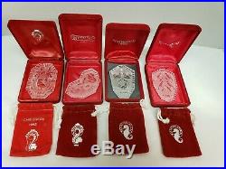 Lot of 14 Waterford Crystal 12 Days of Christmas Ornaments Set 1979, 1982 & More