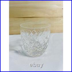 Lot of 7 Vintage Cut Crystal Whiskey Glasses Set Assorted Geometric Patterns