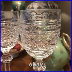 Lovely Set of 4 Waterford Castletown Claret Glasses