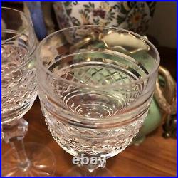 Lovely Set of 4 Waterford Castletown Claret Glasses