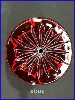 MARQUIS by WATERFORD Brookside Red Crystal Wine Glasses 8.5 Set of 4 Lot Of 3