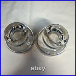 MCM Bar Set Culver Empress 22K Gold embossed 6 Rock Glasses, Ice Bucket & Tongs