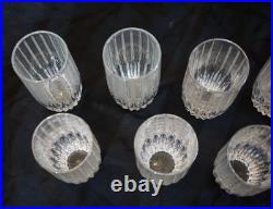 MIKASA CRYSTAL PARK LANE HIGHBALL GLASSES 5 5/8 SET of 10 CUT CRYSTAL 10oz