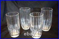 MIKASA CRYSTAL PARK LANE HIGHBALL GLASSES 5 5/8 SET of 10 CUT CRYSTAL 10oz