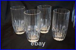 MIKASA CRYSTAL PARK LANE HIGHBALL GLASSES 5 5/8 SET of 10 CUT CRYSTAL 10oz