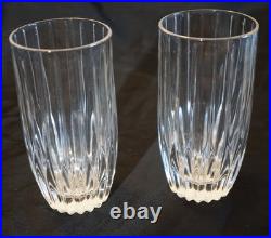 MIKASA CRYSTAL PARK LANE HIGHBALL GLASSES 5 5/8 SET of 10 CUT CRYSTAL 10oz