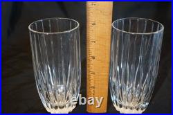 MIKASA CRYSTAL PARK LANE HIGHBALL GLASSES 5 5/8 SET of 10 CUT CRYSTAL 10oz