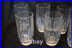 MIKASA CRYSTAL PARK LANE HIGHBALL GLASSES 5 5/8 SET of 10 CUT CRYSTAL 10oz