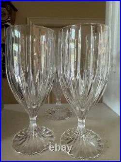 MIKASA Germany SET 11 Park Lane Iced Tea/Water Beverage Crystal Glasses 7.25 3