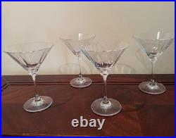 MIKASA Stephanie Martini Glasses, Set Of 4, New In Boxes, a rare find