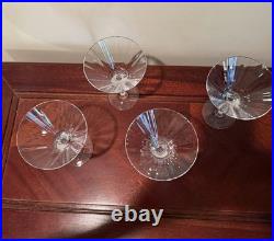 MIKASA Stephanie Martini Glasses, Set Of 4, New In Boxes, a rare find