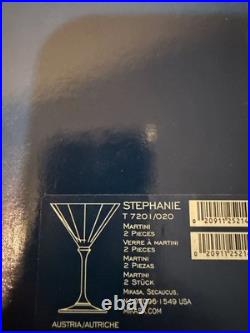 MIKASA Stephanie Martini Glasses, Set Of 4, New In Boxes, a rare find