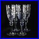 MILLER ROGASKA GALIA CHAMPAGNE FLUTES, Cut Lead Crystal, 8oz, 8 1/4, 4PC SET