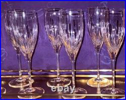 MILLER ROGASKA SOHO SIGNED SET FOR 8 Wine Champagne 9 Flute Hand Blown Crystal MILLER ROGASKA SOHO SIGNED SET FOR 8 Wine Champagne 9 Flute Hand Blown Crystal