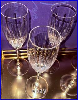 MILLER ROGASKA SOHO SIGNED SET FOR 8 Wine Champagne 9 Flute Hand Blown Crystal MILLER ROGASKA SOHO SIGNED SET FOR 8 Wine Champagne 9 Flute Hand Blown Crystal