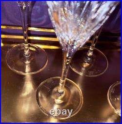 MILLER ROGASKA SOHO SIGNED SET FOR 8 Wine Champagne 9 Flute Hand Blown Crystal MILLER ROGASKA SOHO SIGNED SET FOR 8 Wine Champagne 9 Flute Hand Blown Crystal