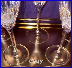 MILLER ROGASKA SOHO SIGNED SET FOR 8 Wine Champagne 9 Flute Hand Blown Crystal MILLER ROGASKA SOHO SIGNED SET FOR 8 Wine Champagne 9 Flute Hand Blown Crystal