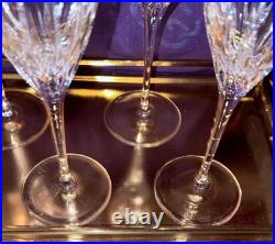 MILLER ROGASKA SOHO SIGNED SET FOR 8 Wine Champagne 9 Flute Hand Blown Crystal MILLER ROGASKA SOHO SIGNED SET FOR 8 Wine Champagne 9 Flute Hand Blown Crystal
