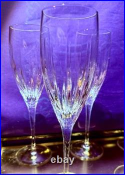 MILLER ROGASKA SOHO SIGNED SET FOR 8 Wine Champagne 9 Flute Hand Blown Crystal MILLER ROGASKA SOHO SIGNED SET FOR 8 Wine Champagne 9 Flute Hand Blown Crystal