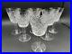 Magnificent Set of 6 WATERFORD CRYSTAL ALANA Claret Wine Glasses MINT