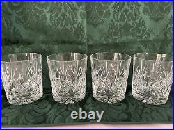 Marquis Brookside By Waterford Double Old Fashioned Glasses Set Of 4. 3.5/8