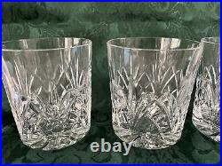 Marquis Brookside By Waterford Double Old Fashioned Glasses Set Of 4. 3.5/8