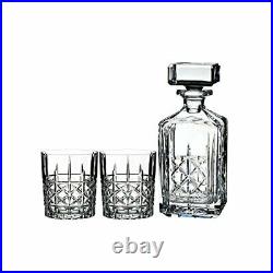 Marquis By Waterford Brady Decanter Set, 32 oz 11 oz Glasses