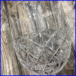 Marquis By Waterford Brady Pattern Clear Cut Crystal 14oz Water Goblet Set Of 11