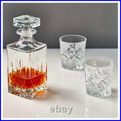 Marquis By Waterford Markham Crystalline Decanter Dof Set Decanter & 2 Tumbler