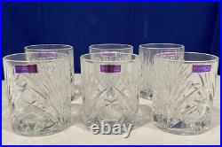 Marquis By Waterford Newberry Set Of 6 Crystalline Glasses