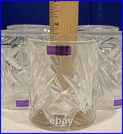 Marquis By Waterford Newberry Set Of 6 Crystalline Glasses