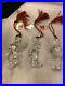 Marquis Waterford Crystal 4th In Series Ornaments 12 Days Of Christmas Set Of 3