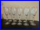 Marquis Waterford Hanover Gold Trim Crystal Fluted Champagne Glasses’. Set of 10