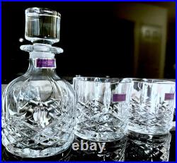 Marquis Waterford Markham Stacking Decanter Tumbler Set 3 Pcs Crystal 11oz New